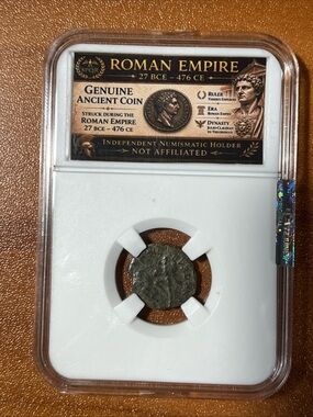 AUTHENTIC ANCIENT ROMAN EMPIRE BRONZE COIN (27 BC – 476 AD) CERTIFIED GENUINE